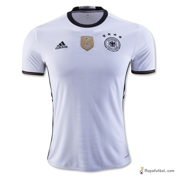 Camiseta Alemania Replica Primera Ropa 2016 Blanco